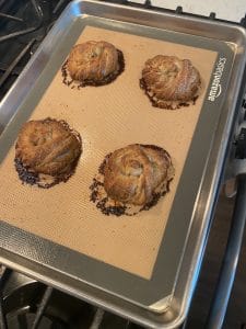 Remove from oven and let buns cool