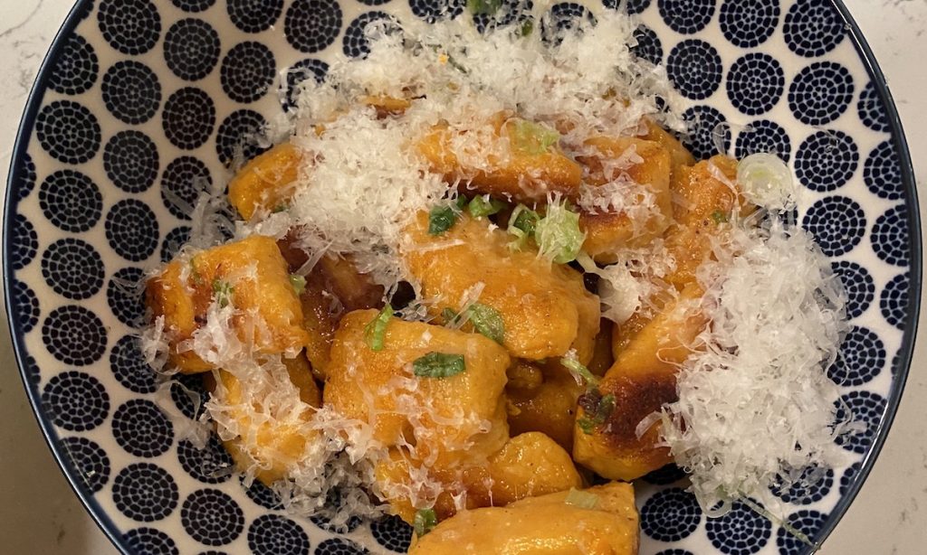 plated gnocchi