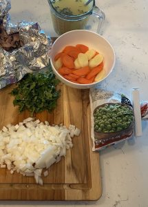 Mise en place - Duck pot pie