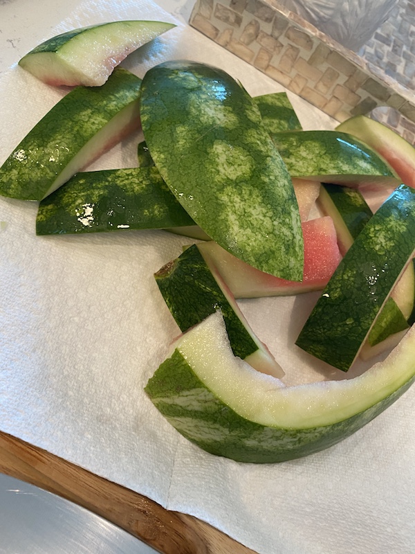 Watermelon rinds